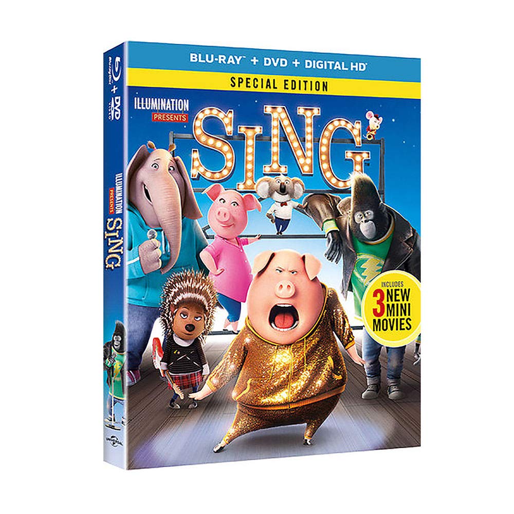 Sing - Blu-ray + DVD + Digital