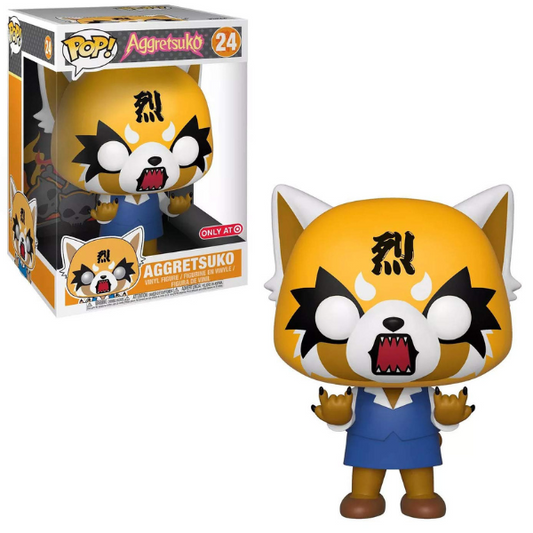 Aggretsuko (Target Exc): 10in Fun?ko Pop! Animation Vinyl Figure & 1 A.C.G. Trading Card Bundle (024 - 37602)