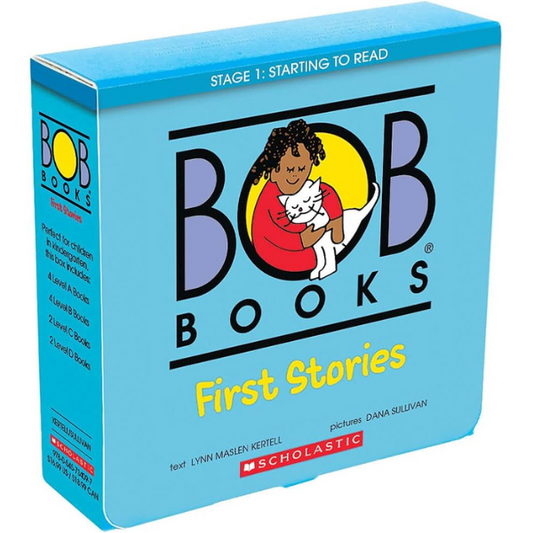 Bob Books - First Stories Box Set | Phonics, Ages 4 and up, Kindergarten (Stage 1: Starting to Read)