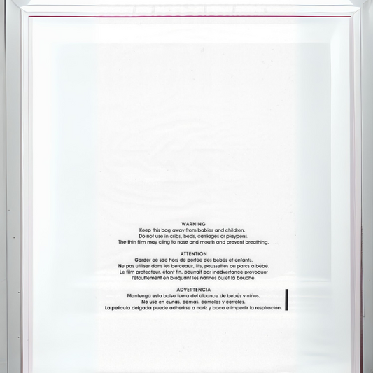 ULINE S-1931 Resealable Suffocation Warning Bag for Shirts and Toys with Trilingual Printed Warning (1.5 Mil, 11 x 14 Inches, 100 Count)