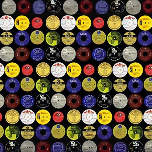 VILLAGE MUSIC WORLD - Juego de 15 discos de vinilo de 33 RPM, 12 pulgadas, decoraciones de fiestas, suministros de arte y manualidades, vintage, retro, decoración del hogar