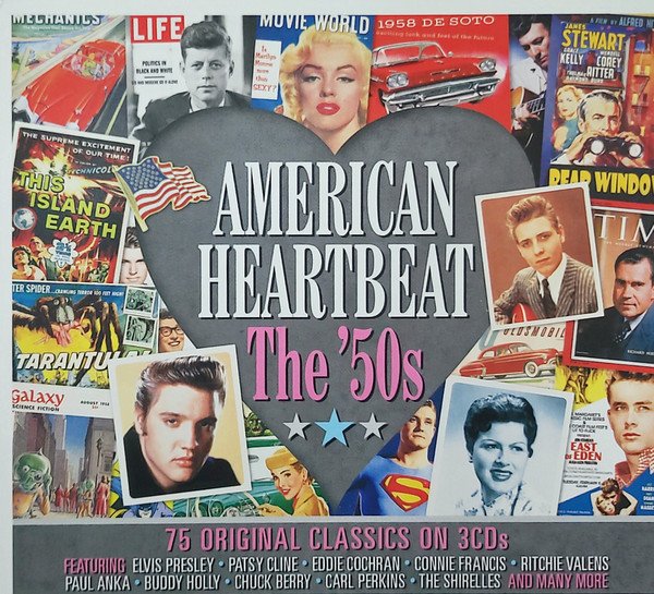 AMERICAN HEARTBEAT-THE 50'S-Patsy Cline,Connie Francis,Ritchie Valens,