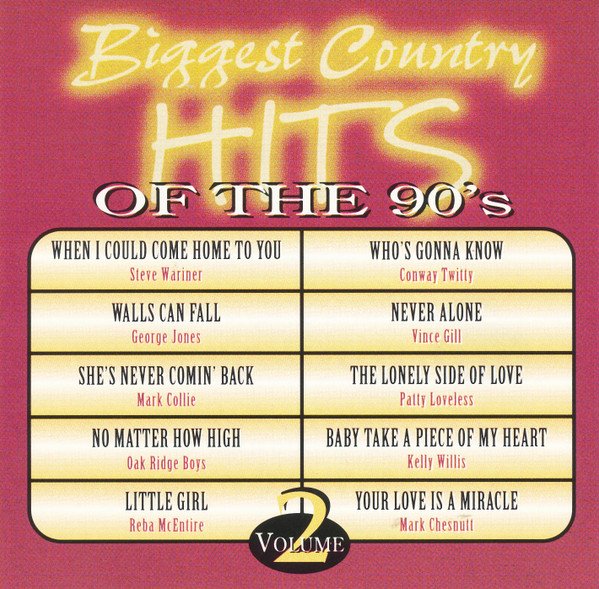 BIGGEST COUNTRY HITS OF THE 90S, VOL. 2-Steve Wariner,Vince Gill...