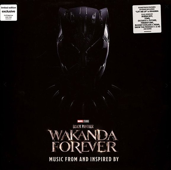 Black Panther - Wakanda Forever - Black Ice vinyl (T)