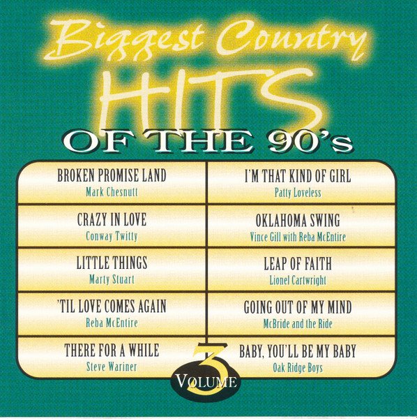 Biggest Country Hits 90's 3