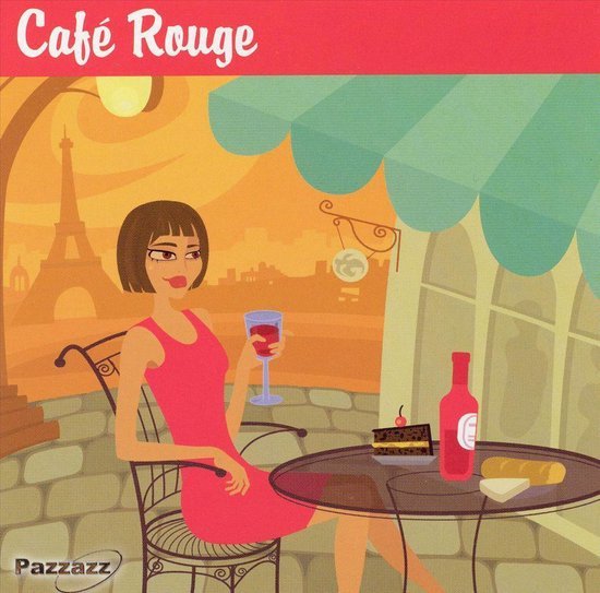 CAFE ROUGE-Charles Trenet,Fernandel,Maurice Chevalier,Charles Aznavour