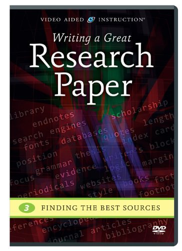 Writing a Great Research Paper: Finding the Best Sources