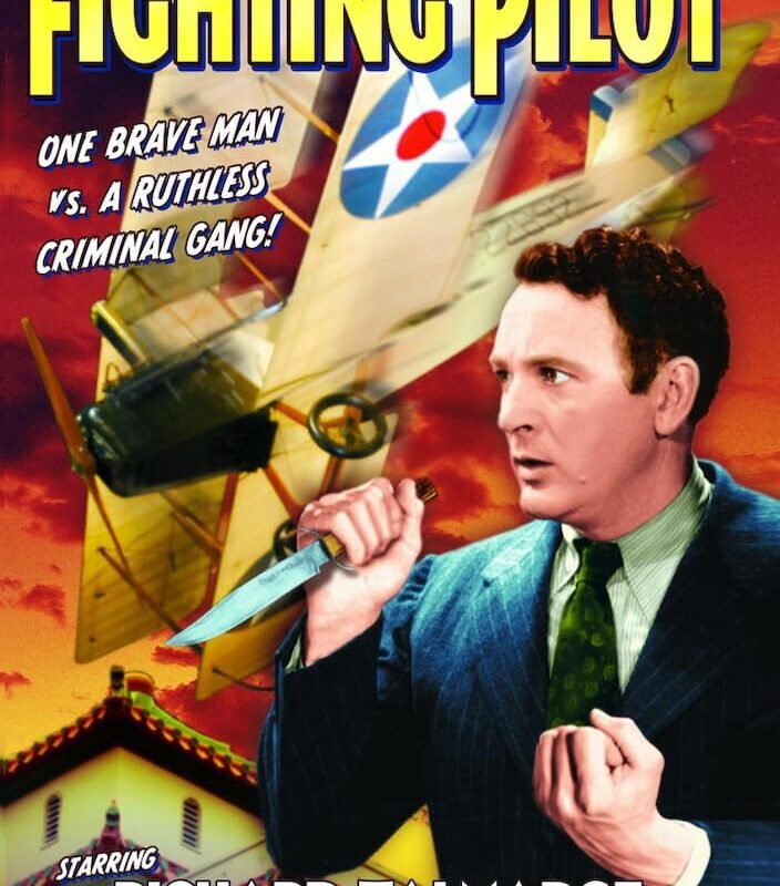 A daredevil flyer rescues an inventor whose life is threatened by a ga