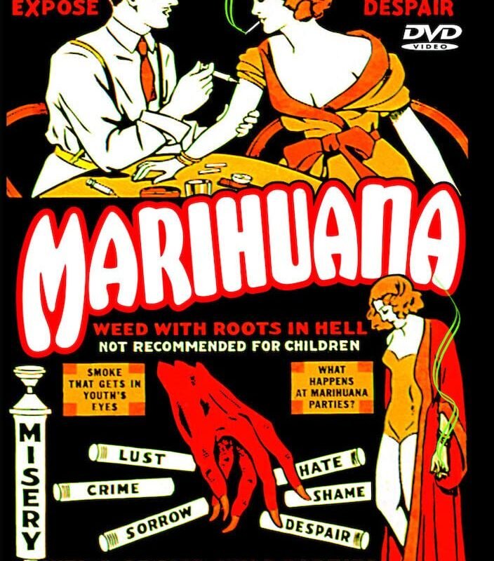 Young girls go crazy after smoking the evil weed in this hilarious