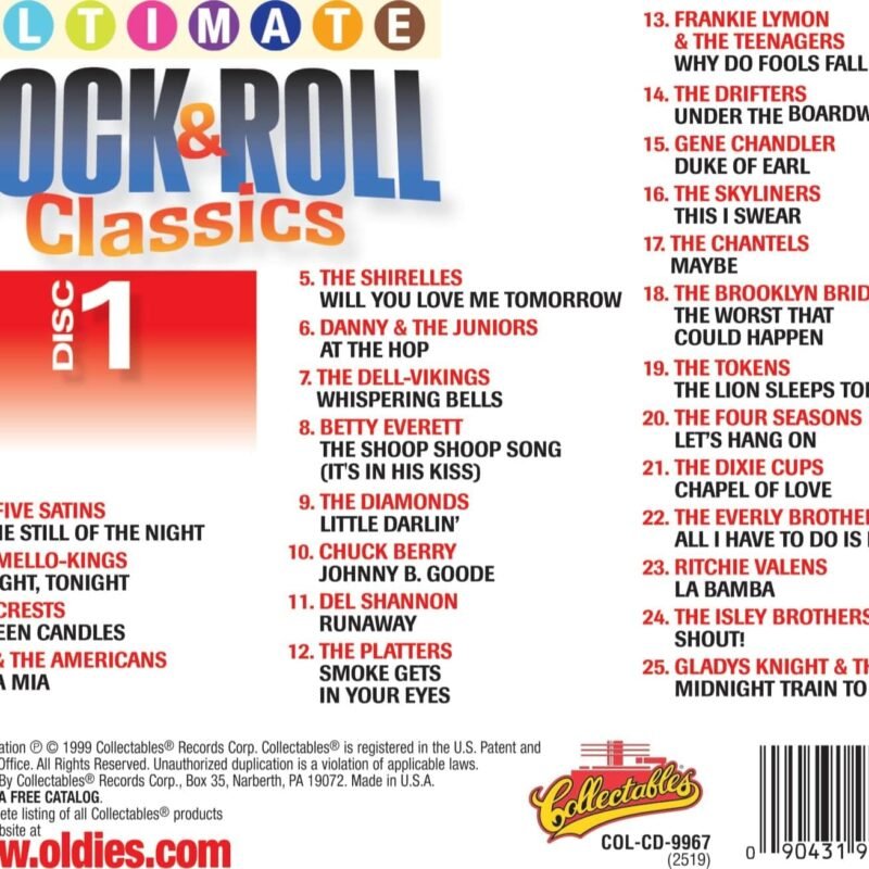 ULTIMATE ROCK & ROLL CLASSICS, V.1