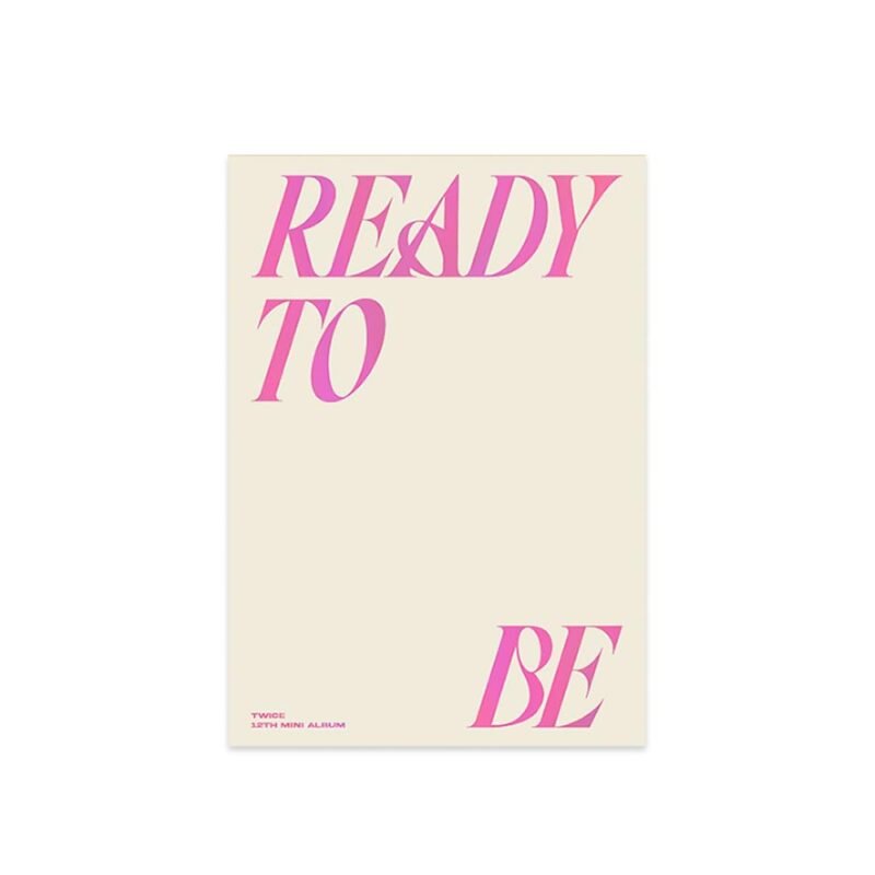 TWICE - READY TO BE 12th Mini Album+Pre-Order Benefit+Folded Poster (READY ver, 1 Folded Poster)
