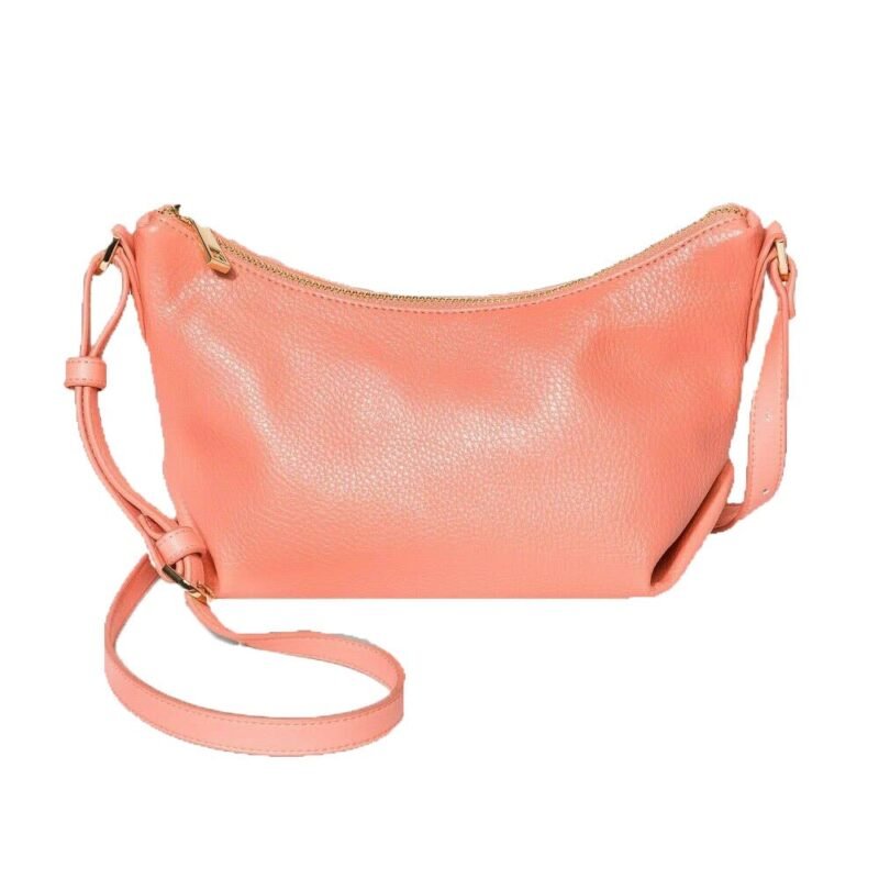 A New Day Zip Closure Crossbody Bag - Pink