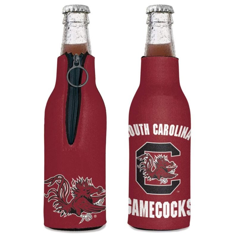 WinCraft NCAA South Carolina Fighting Gamecocks Bottle Cooler, Team Colors, One Size