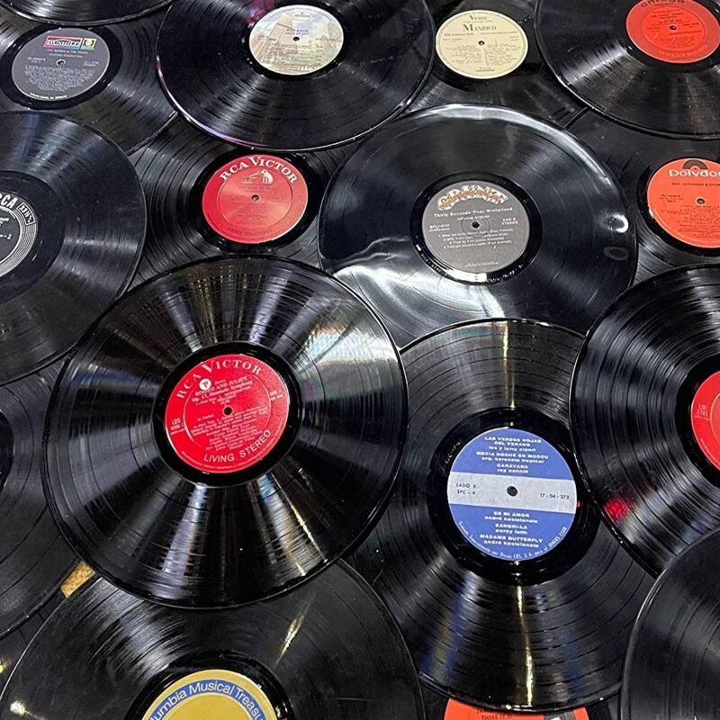 Bulk 12â Genuine Vintage Vinyl Records, Artist Variety Pack (35)